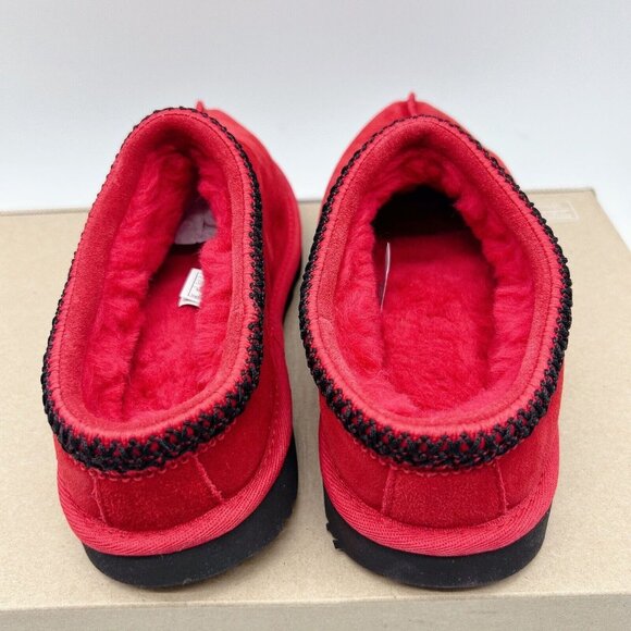 NEW UGG TAZZ Platform Slippers Clog Red Suede Womens Size EU 36/ US 5; Y US 4 - Picture 6 of 11